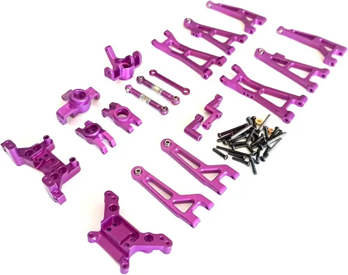 Vista 3 de Compatible con piezas de automóvil Hyper GO RC, accesorios de actualización de metal, traje de uso vulnerable con soportes de choque, para automóvil