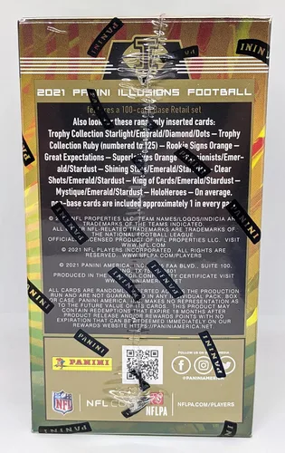 Vista 4 de Caja Blaster de Panini Illusions de Fútbol NFL 2021 (36 Tarjetas)
