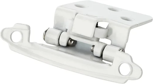 Vista 22 de Ravinte Paquete de 2 (1 pares) de bisagras superpuestas de gabinete de 1/2 pulgada, montaje facial semicerrante de cierre automático, accesorios
