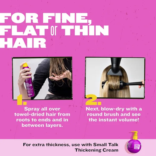 Vista 8 de TIGI Bed Head - Spray voluminizador para el cabello, Queen For A Day, para engrosar y texturizar el cabello fino, 10.5 onzas