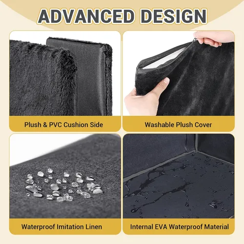 Vista 6 de MIU Color Casa para gatos al aire libre, pequeña casa resistente a la intemperie para gatos pequeños al aire libre, refugio aislado para gatos