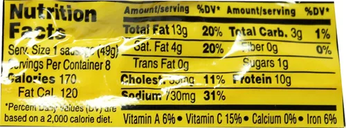 Vista 2 de Goya chorizo 14 oz 8 Chorizos