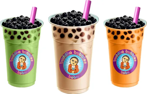 Vista 6 de Mezcla de bebida en polvo Lychee Boba/Bubble Tea de Buddha Bubbles Boba de 1 kilo (2.2 libras) (3.53 onzas)