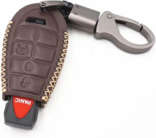 Vista 9 de de cuero para IYZ-C01C Chrysler 300 Town & Country Dodge Challenger Durango Grand Caravan Journey Magnum Ram 1500 2500 3500 Jeep Grand Cherokee 4