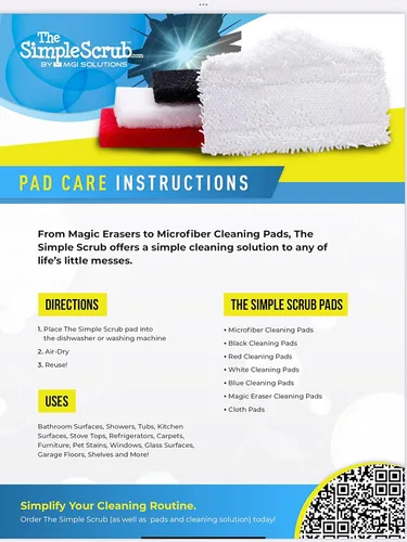 Vista 9 de Almohadillas de limpieza, 2 unidades, para secar la bañera, ducha, espejos, ventanas, zócalos y campanas de ventilación brillantes