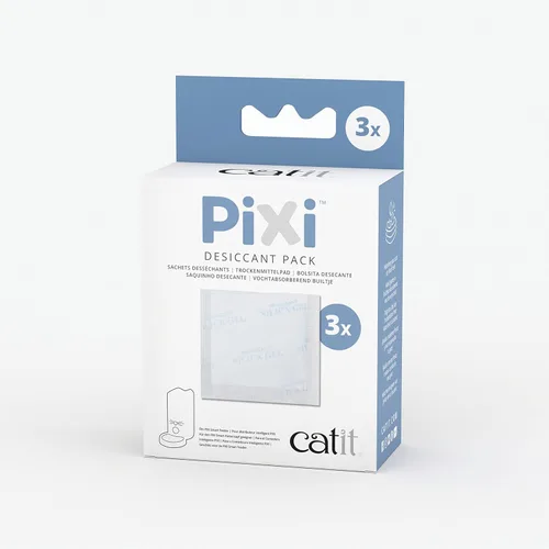 Catit PIXI Smart Feeder Almohadillas desecantes de repuesto para dispensador automático de alimentos para gatos, paquete de 3