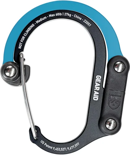 Vista 18 de GEAR AID HEROCLIP 360° Swivel Carabiner Gear Clip and Hook (Medium) for Camping, Backpack, Suitcases and Garage Organization