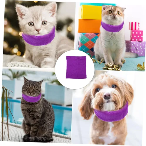 Vista 4 de Mipcase Orejeras de aseo para gatos y perros, orejeras portátiles para perros, sudaderas con capucha para perros y gatos, orejeras multifunción