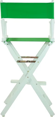 Vista 301 de Casual Home - Silla de director de 24.0 in, marco negro, con lona azul marino, altura de mostrador