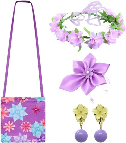 Disfraz de Encanto para niñas Isabella, accesorios de vestir para niñas, bolsa de Isabella, Halloween, Navidad, regalos de fiesta para niños