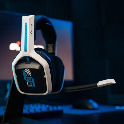 Vista 10 de ASTRO Gaming A20 Wireless Headset Gen 2 for PlayStation 5 and 4 PC Mac - WhiteBlue