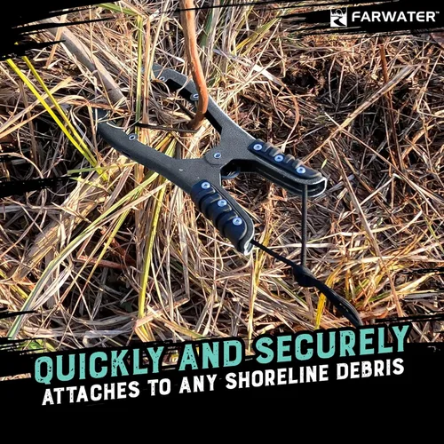 Vista 3 de Empuñadura de anclaje para canoa – barco, tubo de flotador y accesorios de pesca en kayak, equipo de kayak – Anclaje de abrazadera de cepillo