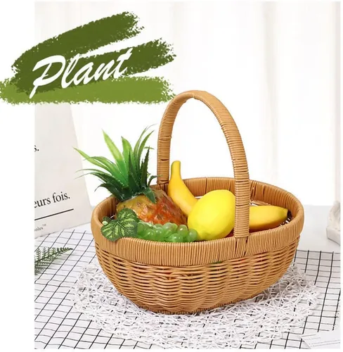 Vista 3 de Cesta de pícnic, cesta de pícnic, cesta de picnic para 2, cestas de picnic para parejas, cesta de picnic de mimbre, juego de cesta de picnic, cesta