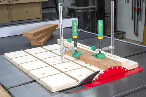 Vista 11 de MICROJIG Matchfit DVC-850AP - Abrazadera de cola de milano en línea y pista 2 en 1, color verde