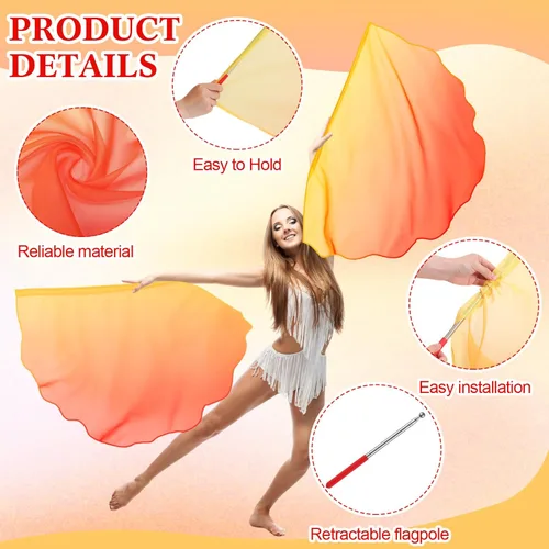 Vista 10 de HunnmingRe Juego de 8 banderas de baile de adoración con 8 piezas de barra escalable de 29.5 x 39.3 pulgadas, banderas de iglesia de alabanza