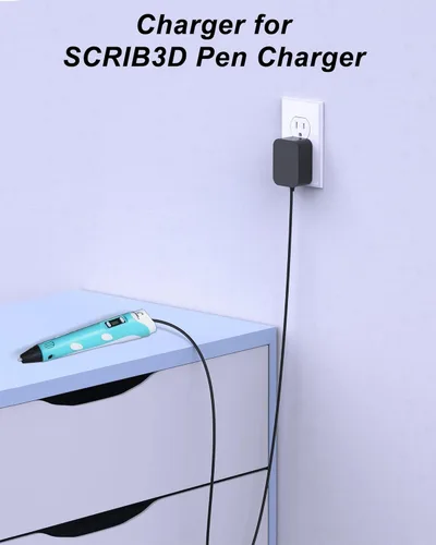 Vista 2 de Cargador de bolígrafo SCRIB3D compatible con bolígrafo de impresión 3D SCRIB3D P1 con pantalla, bolígrafo de impresión 3D avanzado, bolígrafo 3D