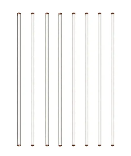 Varilla de agitación de vidrio Barra de revolver de vidrio de 12 pulgadas de longitud Varilla de agitación de vidrio con ambos extremos redondos 8