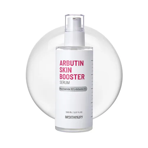MEDITHERAPY Arbutin Skin Booster Serum for Face 5.07 fl. oz – Suero facial coreano con 10% de niacinamida y 2% de arbutina – Alfa Arbutina se dirige