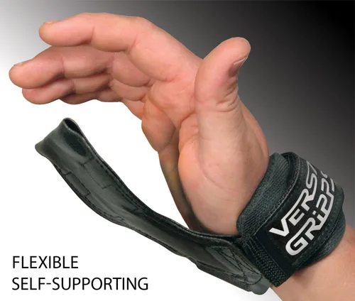 Vista 7 de Versa Gripps Xtreme, fabricado en Estados Unidos, correas de muñeca para levantamiento de pesas, el mejor accesorio de entrenamiento