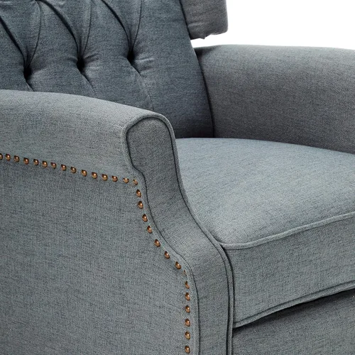 Vista 6 de Sillón reclinable, de la marca Elizabeth Tufted, Tela, Carbón Carbón vegetal