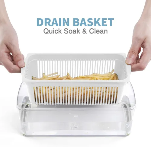 Vista 7 de MAIPOR Picadora de verduras Pro, picadora de alimentos multifuncional 13 en 1, cortadora de verduras de cocina con 8 cuchillas para cebolla, Azul