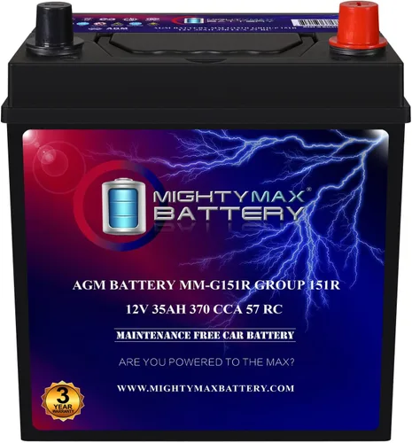 Vista 18 de Mighty Max Battery MM-AUX12 Batería Auxiliar 12 V 12 Ah, 20 RC, 200 CCA Batería AGM recargable para auto