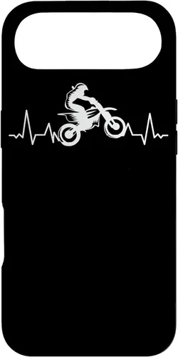 Vista 27 de Motocross Motorcyclist Dirtbike Pitbike Motorcyclist Case for iPhone 17