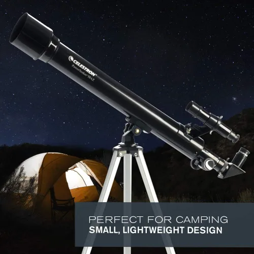 Vista 4 de Celestron - Telescopio PowerSeeker 50AZ - Telescopio manual Alt-Azimut para principiantes - Compacto y portátil - Paquete de software de astronomía