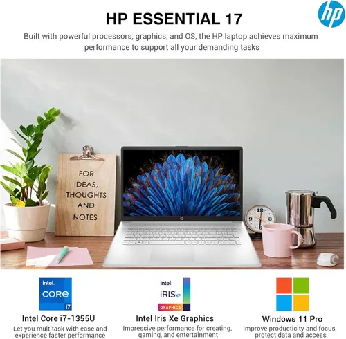 Vista 3 de HP Computadora portátil con pantalla táctil de 17.3 pulgadas, pantalla táctil HD+ de 17.3 pulgadas, Intel 10-Core i7, 16 GB de RAM, SSD de 1 TB