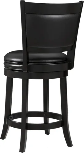 Vista 29 de Ball & Cast Taburetes giratorios tapizados para mostrador de cocina, taburetes de bar de 24 pulgadas de altura del asiento, silla de taburete