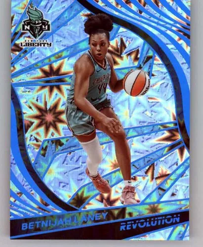 2022 Panini WNBA Revolution Impact #36 Betnijah Laney 85/149 New York Liberty Basketball Trading Card