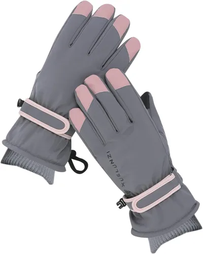 Aniywn Guantes de esquí impermeables para snowboard, guantes de nieve de invierno para hombres y mujeres, guantes de clima frío para exteriores
