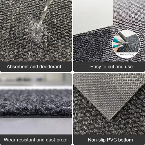Vista 4 de Alfombrillas antideslizantes (paquete de 3), almohadillas de orinario de baño reutilizables, lavables, protector de suelo duradero para baño