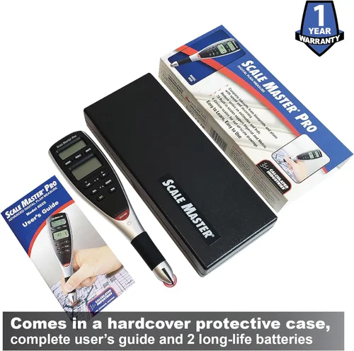 Vista 5 de Calculated Industries Scale Master Pro Medidor Digital de Planos de 7.3 Pulgadas (6025)