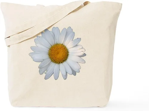 Vista 11 de CafePress Daisies Tote Bag Natural Canvas Tote Bag, Bolso de compras de tela, Caqui