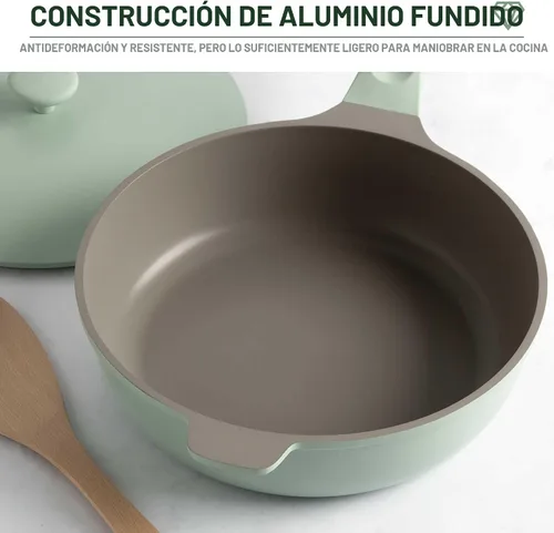 Vista 7 de Goodful Sartén Todo en Uno, Antiadherente Multicapa, Construcción de Fundición de Alto Rendimiento, Diseño Multiusos Reemplaza Múltiples Ollas