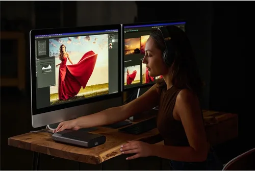 Vista 9 de SanDisk Professional SDPHF1A-004T-NBAAD - Disco duro externo de escritorio G-Drive de 4 TB de clase empresarial, HDD Ultrastar de 7200 RPM