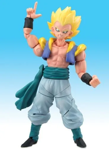 Vista 2 de Dragonball Z BanDai - Figura de acción híbrida de 4 pulgadas Super Saiyan Gotenks