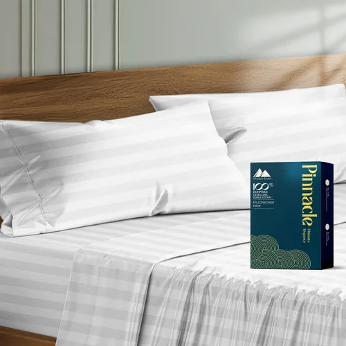 Vista 11 de Mayfair Linen - Juego de sábanas de 100% algodón egipcio tamaño King - Sábanas de lujo de 1500 hilos de algodón egipcio tamaño King