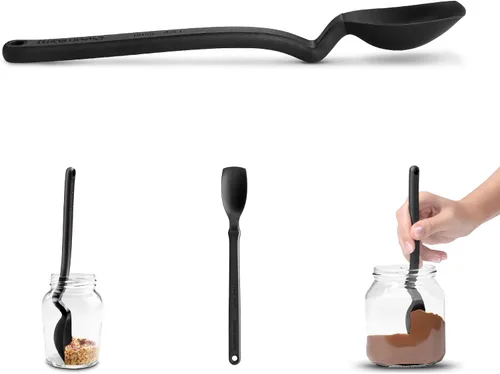 Dreamfarm Mini Supoon - Cuchara de cocina antiadherente de silicona para Negro