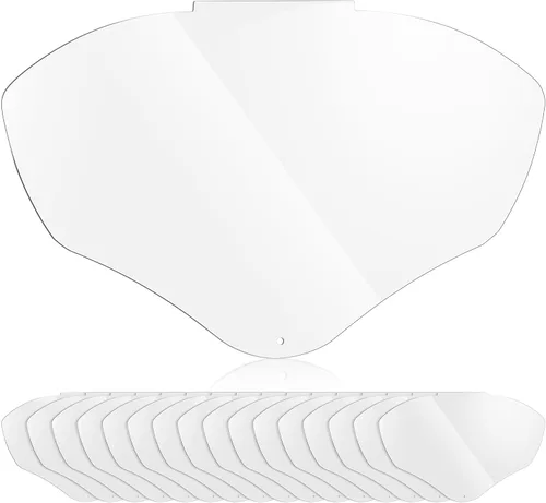 Vista 10 de Feekoon - Lente de repuesto para protector facial compatible con S8555, compatible con protector facial Honeywell/Uvex S8500/S8510, visera