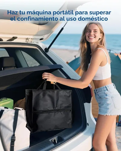 Vista 5 de Cubierta antipolvo para máquina de granizado, bolsa de transporte, resistente al calor, impermeable y a prueba de polvo, material de nailon 600D