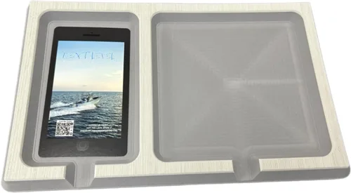 Vista 11 de SeaDek Tablero doble de 0.787 in para barco Teléfono celular de espuma y accesorios Dash de barco Parte trasera adhesiva Compartimentos