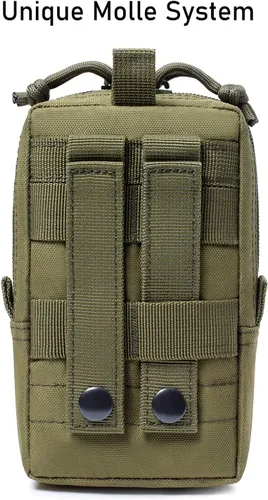 Vista 2 de Bolsa táctica Molle EDC para teléfono móvil, soporte para teléfono móvil, organizador de gadgets