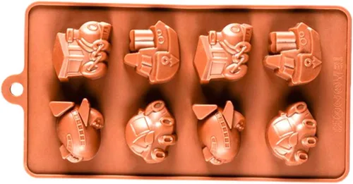 Vista 9 de Molde de silicona para coche 8 moldes de caramelo de silicona molde de chocolate s hornear molde de chocolate molde de chocolate moldes de silicona