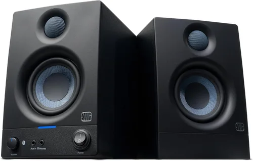 Vista 10 de PreSonus Eris 5BT - Monitores de estudio Bluetooth con Bluetooth, par de altavoces de estantería de 5.25 pulgadas, estéreo, computadora