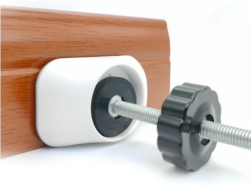 Vista 5 de Protector de pared extensor de puerta de bebé, kit de extensión de puertas montadas a presión que extiende puertas de seguridad para niños de 1.1 a