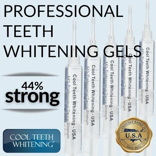 Vista 2 de Repuestos de gel blanqueador para dientes Cool Teeth Whitening (TM), 44% peróxido de carbamida, los mejores geles blanqueadores para dientes