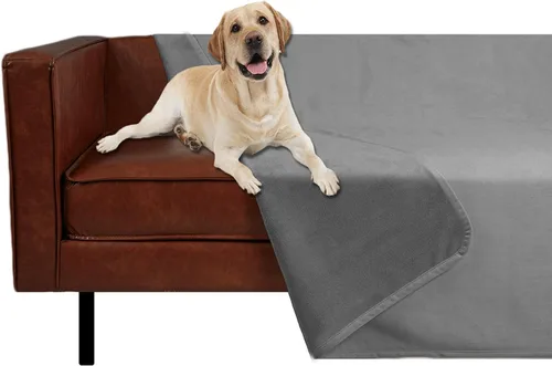 Vista 22 de Ameritex - Manta reversible para mascotas, terciopelo 100 % impermeable súper suave para sofá y cama.