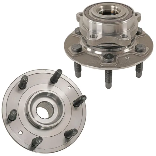 Vista 59 de Detroit Axle - 2 bujes de rodamiento de rueda traseros para Suzuki Aerio 2002-2007, Suzuki Esteem 1995-2002, 2 rodamientos de rueda completos